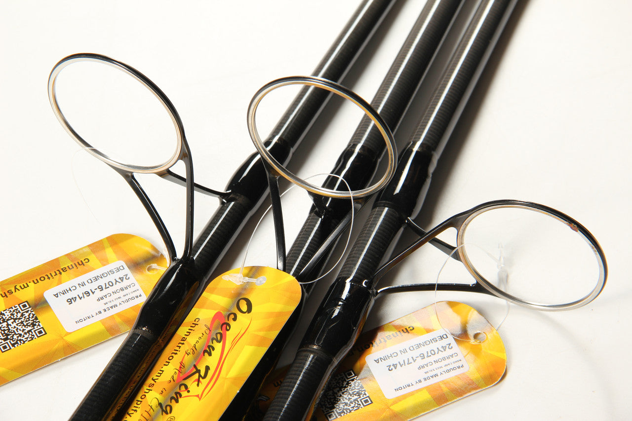 CARP fishing rod made of carbon fiber, ideal for high-performance with fishing FUJI guides in LAKE